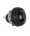 PBS-33B 12mm Push Buton - Siyah
