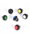 PBS-33B 12mm Push Buton - Yeşil