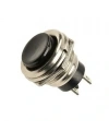 PBS26 16mm Push Buton - Siyah