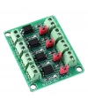 PC817 4 Kanal Optokuplör İzolasyon İçin Modül