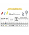 PFD - 5638 4.0-6.0mm2 Tam İzoleli Polyamid Dişi Faston Kablo Ucu Sarı - 100 Adet