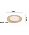 Piezo Disk Element - 35 mm Çap