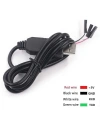 PL2303HX 4 Pin USB-TTL Seri Dönüştürücü Kablo