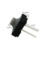 Plastik Başlı Buton 8x8x2 - 2 Pinli