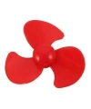 Plastik Pervane Ø50mm - Kırmızı