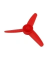 Plastik Pervane Ø80mm - Kırmızı
