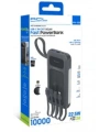 PW-133 Solar Panelli Dahili Kablolu 22.5W Hızlı Şarjlı Powerbank 10.000mAh