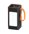 PW-55 4xUSB 22.5W LCD Göstergeli Kordonlu Kamp Işıklı 50.000mAh Powerbank