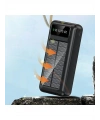 PW-61 Solar Panelli LCD Göstergeli Dahili Kablolu Powerbank 30.000mAh