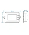 PZEM-037 8-120V 100A Voltmetre Ampermetre - Batarya Kapasite Yöneticisi + 100A Şönt + 2m USB Kablo