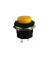 R13-507 16mm Yaylı Push Buton - Sarı
