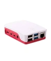 Raspberry Pi 4 Orijinal Muhafaza Kutusu - Beyaz Kırmızı