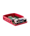 Raspberry Pi 4 Orijinal Muhafaza Kutusu - Beyaz Kırmızı