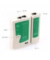 RJ11 RJ45 Cat 5-6 İnternet LAN Kablo Test Cihazı