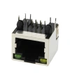 RJ45 8P8C Işıklı Dişi Ethernet Konnektörü - PCB Tipi