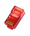 RJ45 Cat5 Cat6 8P8C Erkek Soket - Kırmızı
