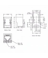 RJ45 HR911105A Hanrun Trafolu Ledli Ethernet Bağlantı Soketi