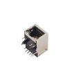 RJ45 Işıklı Dişi Ethernet Konnektörü - PCB Tipi 16x21x13mm