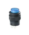RL16-503A 16MM Plastik 4 Pin Anahtarlı Buton Mavi