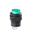 RL16-503B 16MM Plastik 4 Pin Yaylı Buton Yeşil