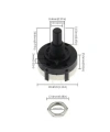 RS26 26mm 12 Konumlu Rotary Switch - Komitatör