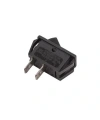 RS606 Tekli Dar 2-Pin On/Off Anahtar - Siyah