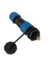 SD13 9 Pin 13mm Su Geçirmez Konnektör Takımı - Panel Tipi