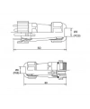 SD16 3 Pin 16mm Su Geçirmez Konnektör Takımı