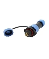 SD16 3 Pin 16mm Su Geçirmez Konnektör Takımı - Flanşlı Panel Tipi
