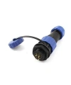 SD16 5 Pin 16mm Su Geçirmez Konnektör Takımı - Panel Tipi