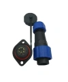 SD16 6 Pin 16mm Su Geçirmez Konnektör Takımı - Flanşlı Panel Tipi