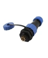 SD16 9 Pin 16mm Su Geçirmez Konnektör Takımı - Panel Tipi