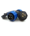 SD20 3 Pin 20mm Su Geçirmez Konnektör Takımı - Panel Tipi