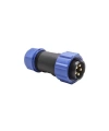 SD20 5 Pin 20mm Su Geçirmez Erkek Konnektör