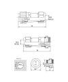 SD28 6 Pin 28mm Su Geçirmez Konnektör Takımı