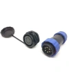 SD28 6 Pin 28mm Su Geçirmez Konnektör Takımı - Panel Tipi