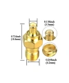 SMA Dişi - MCX-KJ Erkek Coaxial Konnektör