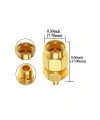 SMA Erkek - MMCX-JJ Erkek Coaxial Konnektör