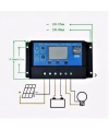 Solar Panel Akü Şarj Cihazı 30A 12/24V