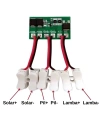 Solar Panel ile Lamba Kontrol Modülü - Lipo Pil Şarj Kartı