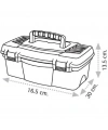 Süper Bag ASR-2069 13 Power Plastik Kilitli Takım Çantası