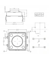Tact Switch ( Tact Buton ) 12x12x4.3mm