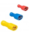 Tam İzoleli Dişi Faston Tip Kablo Ucu GFFD-1488 0.50-1.50mm Kırmızı 200 Adet