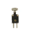 TC1-SY-Erkek - Fe-Const Termokupl Fiş Siyah