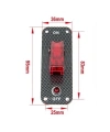 Tekli ON-OFF Toggle Switch Panel - Kırmızı
