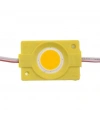 Tekli Su Gerçimez Cob Led Modülü - Sarı 12V 2.4W