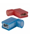 TFDEB - 2862 1.5-2.5mm2 Tam İzoleli Polyamid Bayrak Tip Terminal Kablo Ucu Mavi 100 Adet