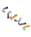 TFDEG - 2862 1.5-2.5mm2 Erkek / Dişi Geri Dönüşlü Faston Tip Kablo Ucu Mavi - 100 Adet
