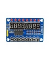 TM1638 Modülü Anahtar Ekran AVR Arduino 8-Bit Dijital LED Kartı
