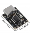 TP4056 Type-C 3.7V Mini Şarj Devresi Korumalı Mod